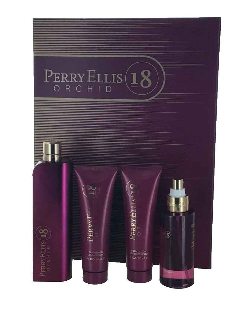 18 ORCHID GIFT SET PERRY ELLIS for Women
