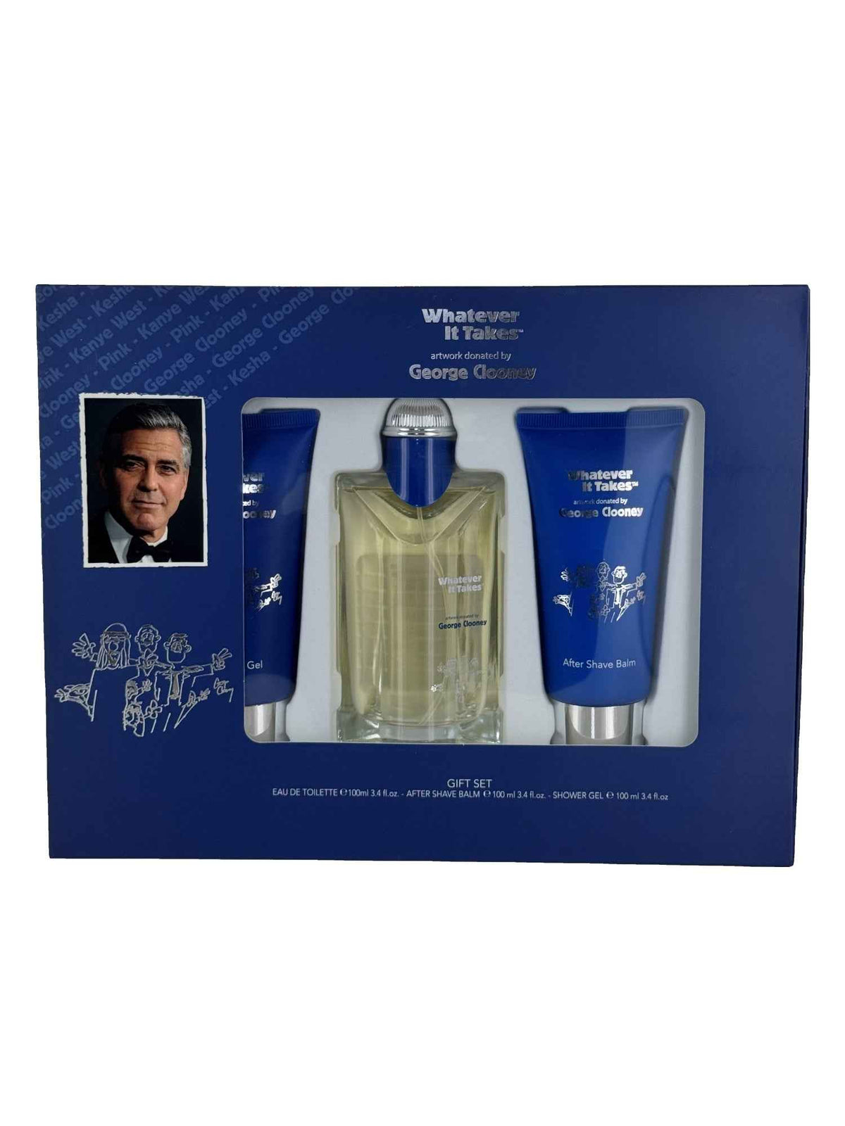 WHATEVER IT TAKES GEORGE CLOONEY GIFT SET APPLE BEAUTY for Men