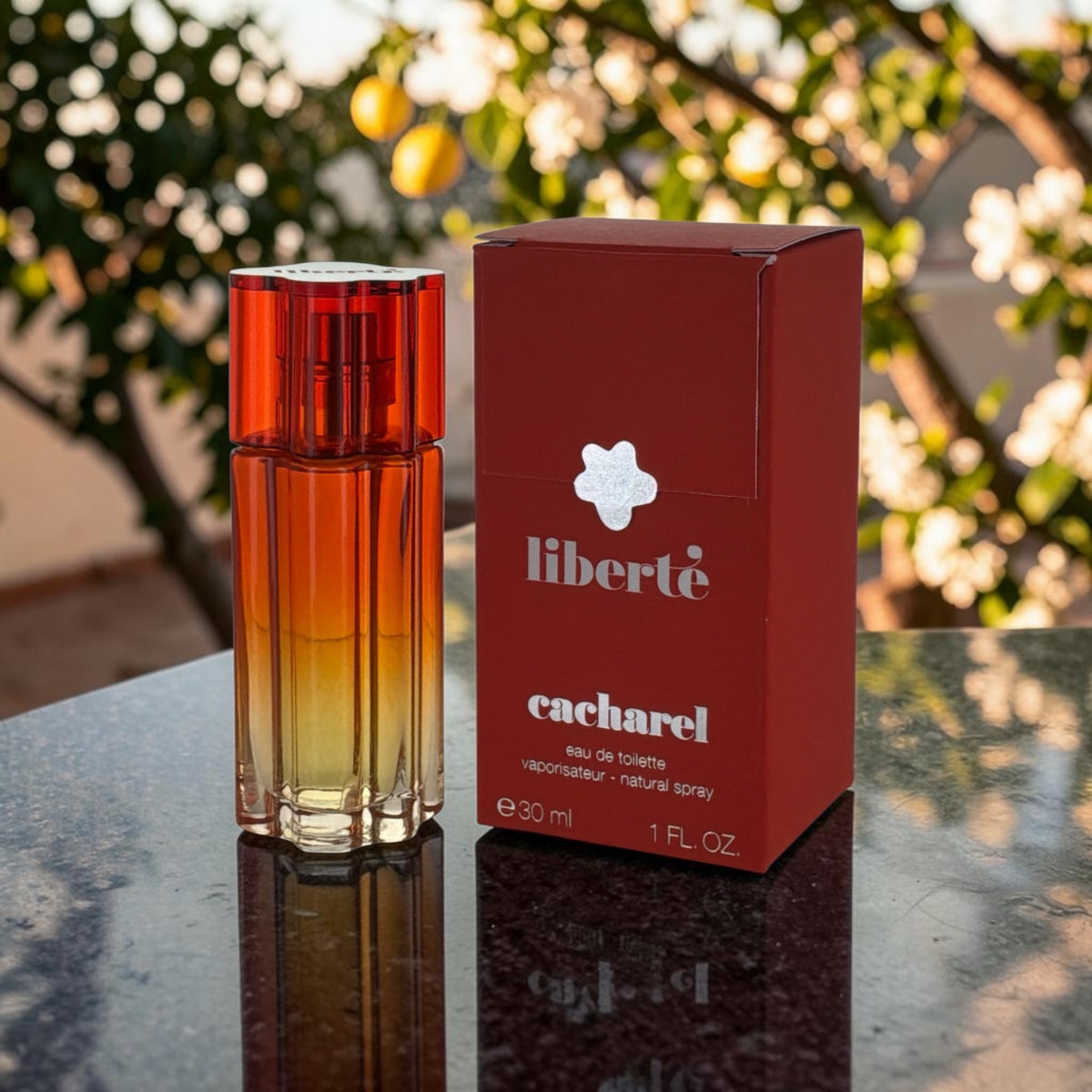 Cacharel Liberté women's perfume box and bottle packaging"