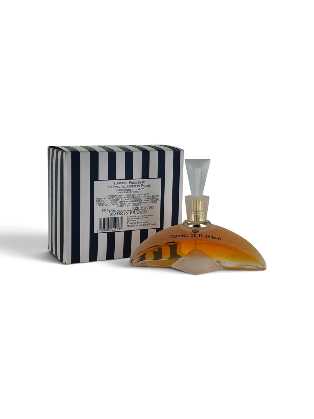 "Marina de Bourbon Pink Princesse 3.3 oz eau de parfum, pink bottle"