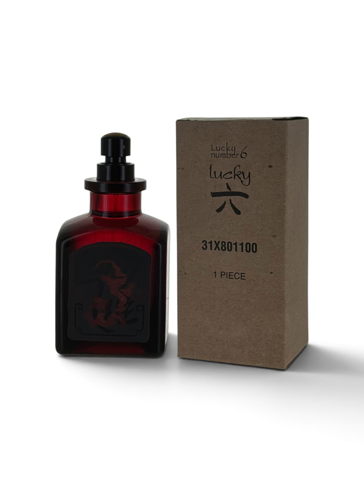 "Lucky Number 6 by Liz Claiborne tester for men, oriental cologne with plum and amber"