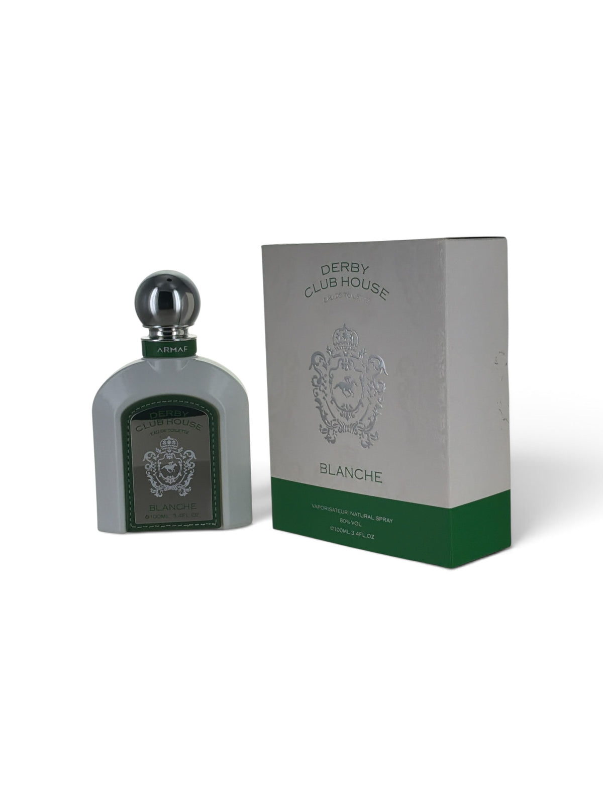 "Derby Club House by Armaf for men, woody aromatic cologne with bergamot and lavender"