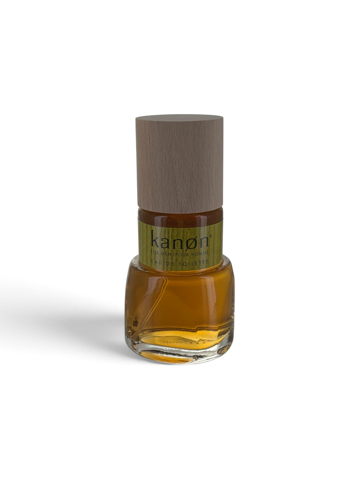 "Kanon Pour Homme 3.3 oz eau de toilette bottle, classic 1970s cologne"