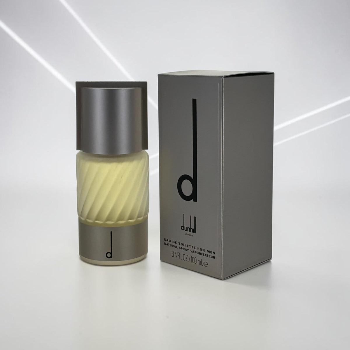 "D by Dunhill cologne, sophisticated office-friendly scent with jasmine and sandalwood"