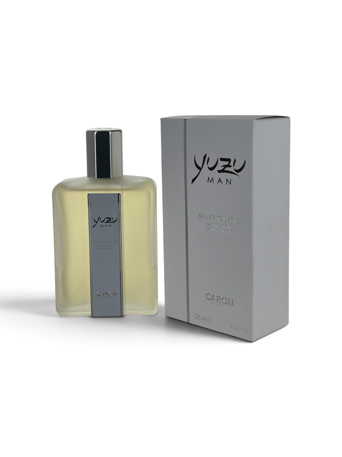 "Yuzu Man cologne by Caron for men, 4.2 oz Eau de Toilette spray bottle with box"