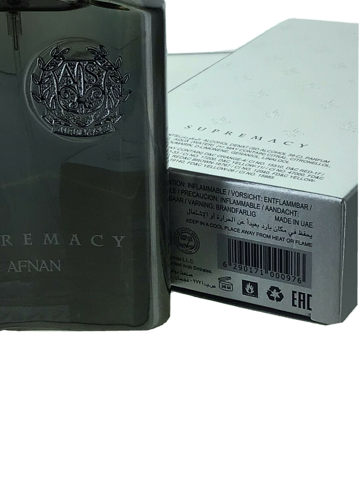 SUPREMACY SILVER AFNAN PERFUMES for Men - Internet Global Market