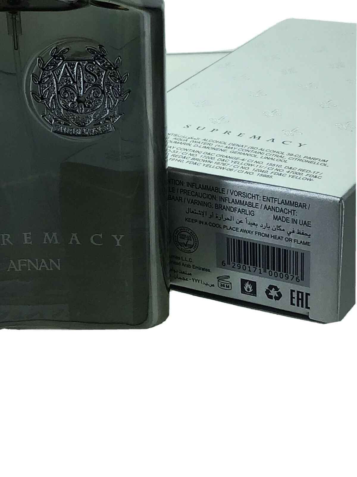 SUPREMACY SILVER AFNAN PERFUMES for Men