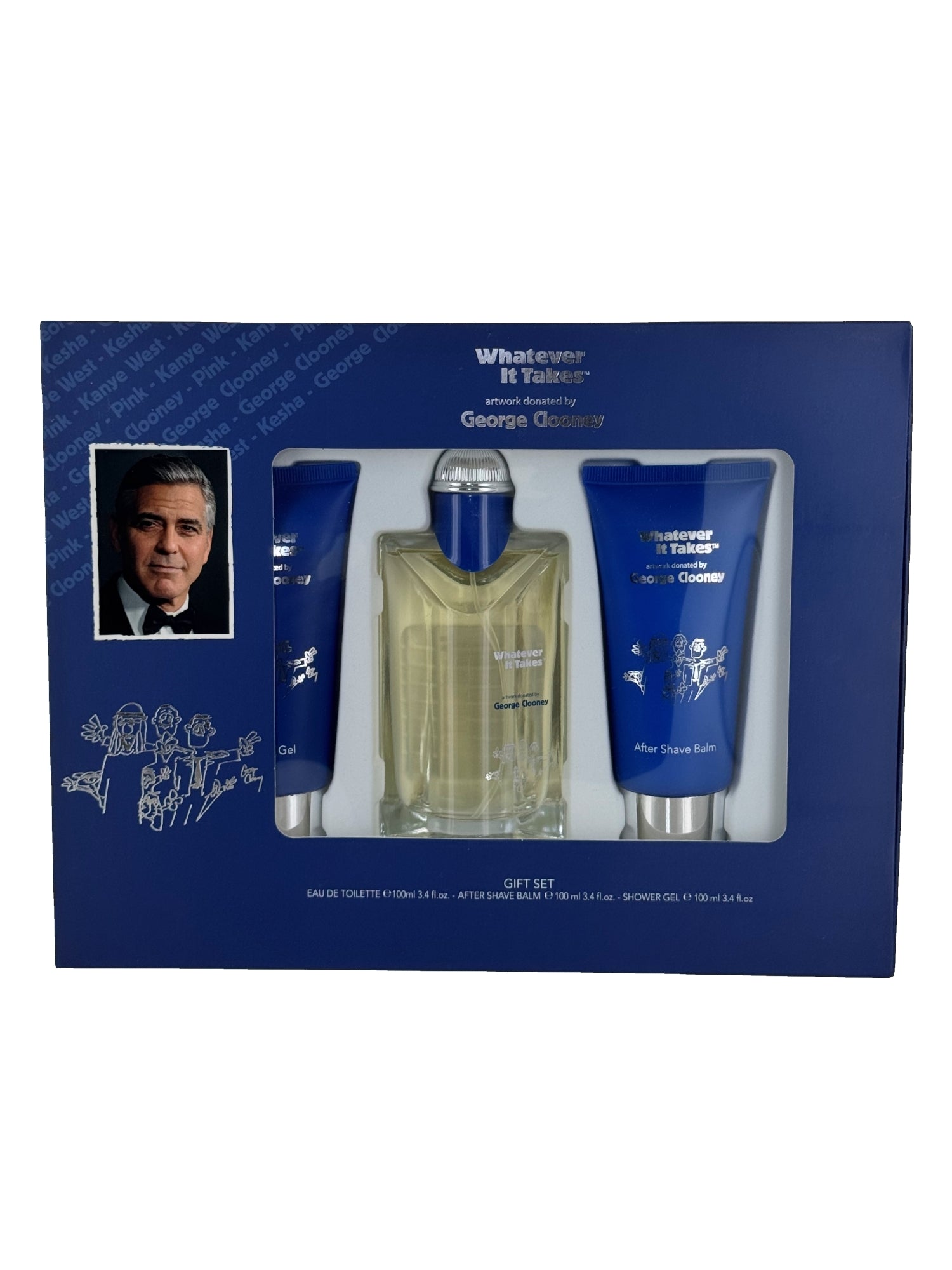 WHATEVER IT TAKES GEORGE CLOONEY GIFT SET APPLE BEAUTY for Men - Internet Global Market