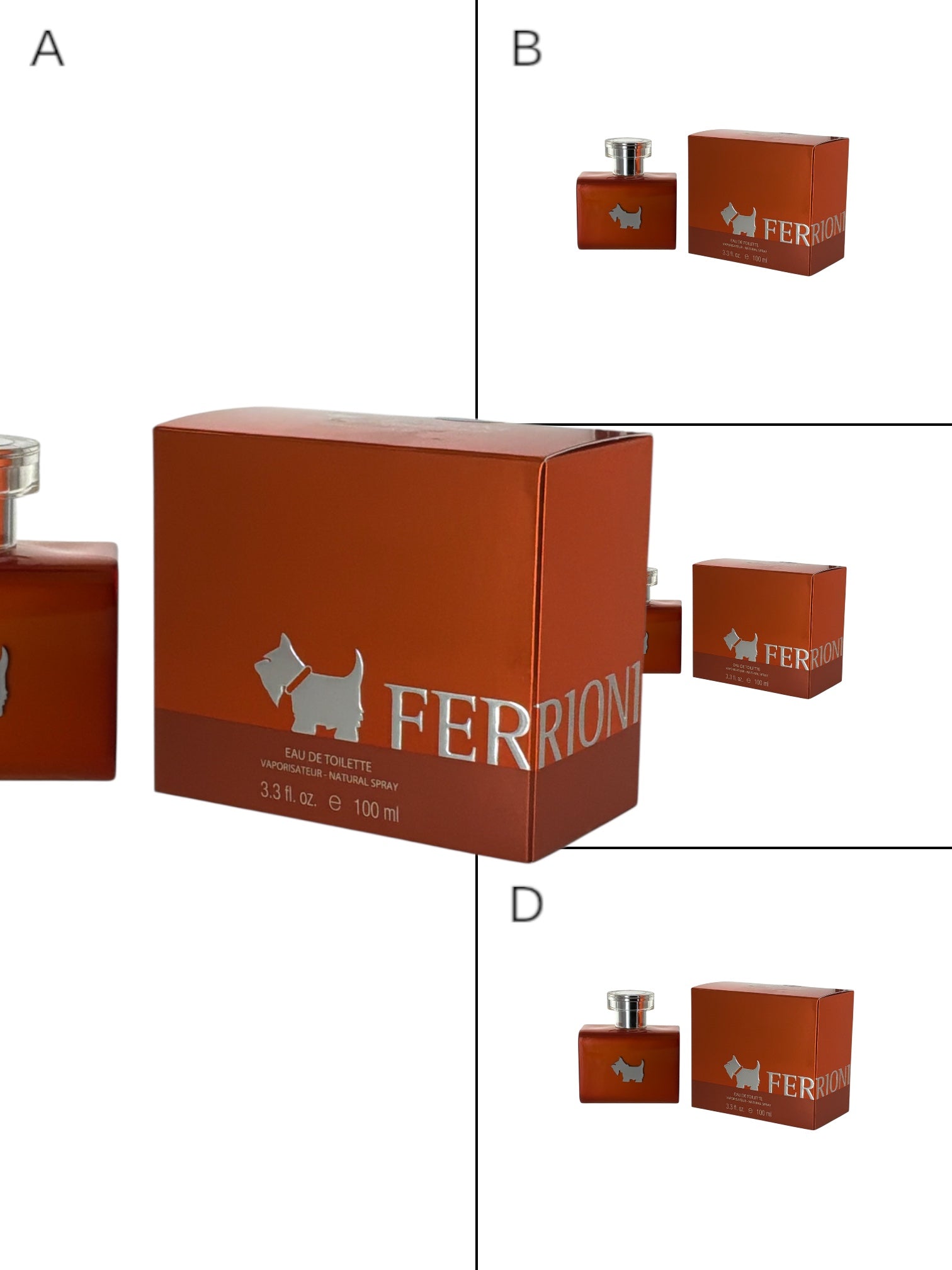 Terrier orange cologne Ferrioni for Men - Refreshing Citrus Scent