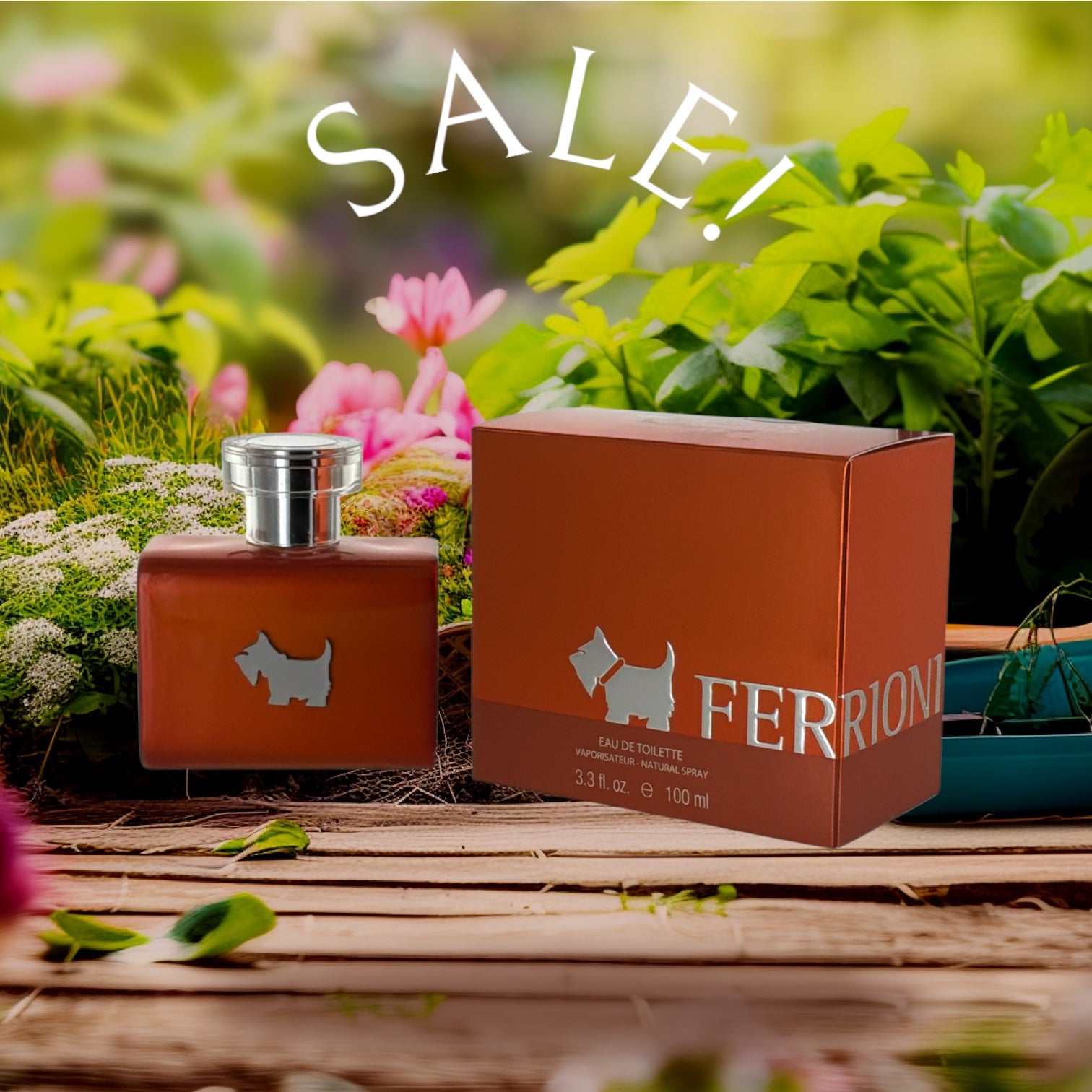 Terrier orange cologne Ferrioni for Men - Refreshing Citrus Scent