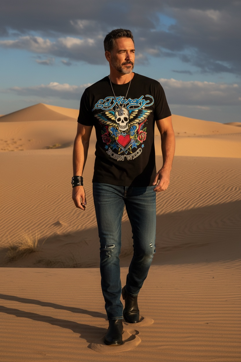 ED HARDY BORN WILD GIFT SET BY CHRISTIAN AUDIGIER FOR MEN