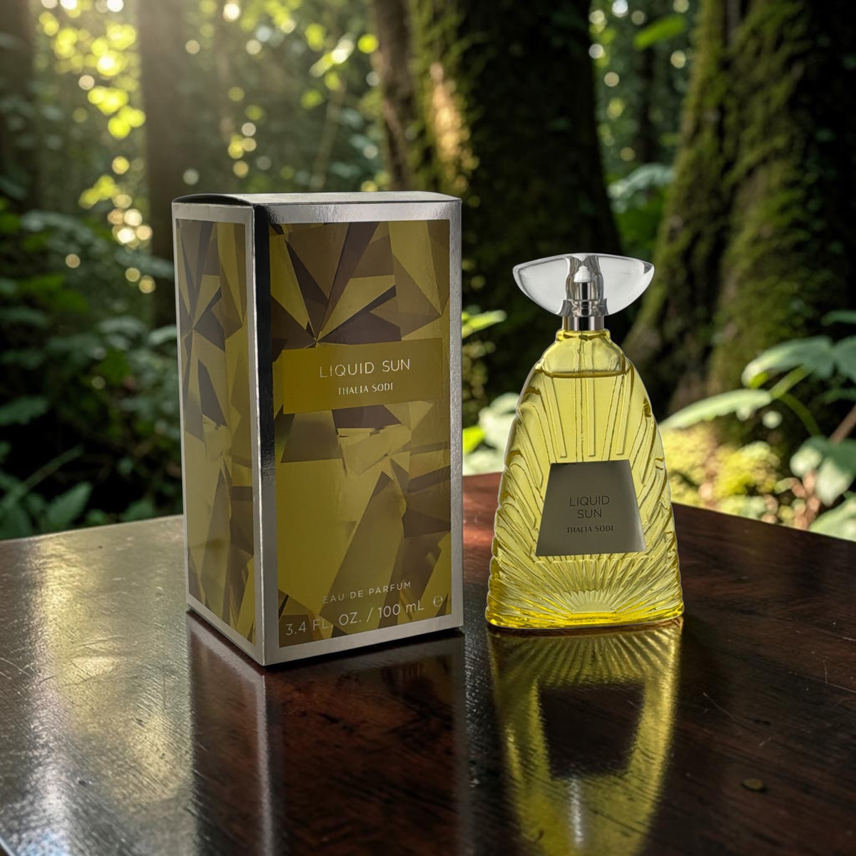 "Thalia Sodi Liquid Sun 3.4 oz eau de parfum bottle for women"