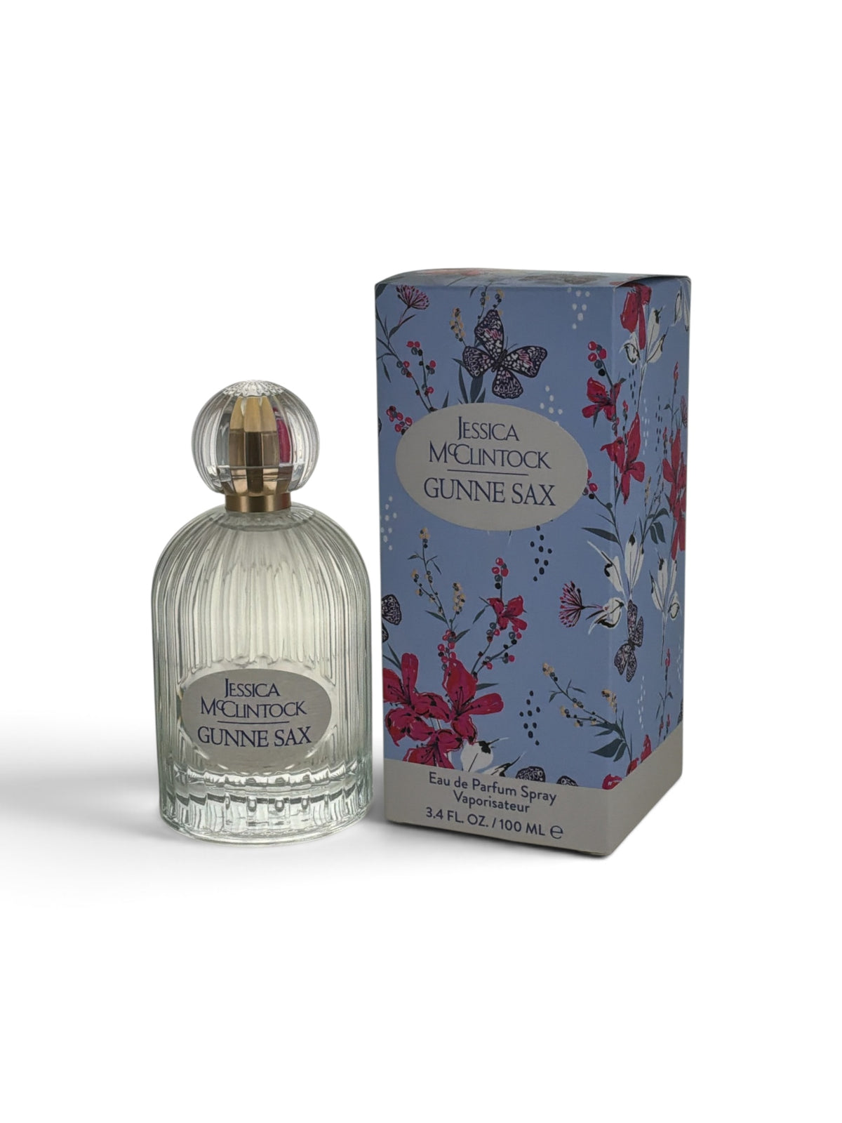 "Gunne Sax by Jessica McClintock for women, floral woody musk perfume"