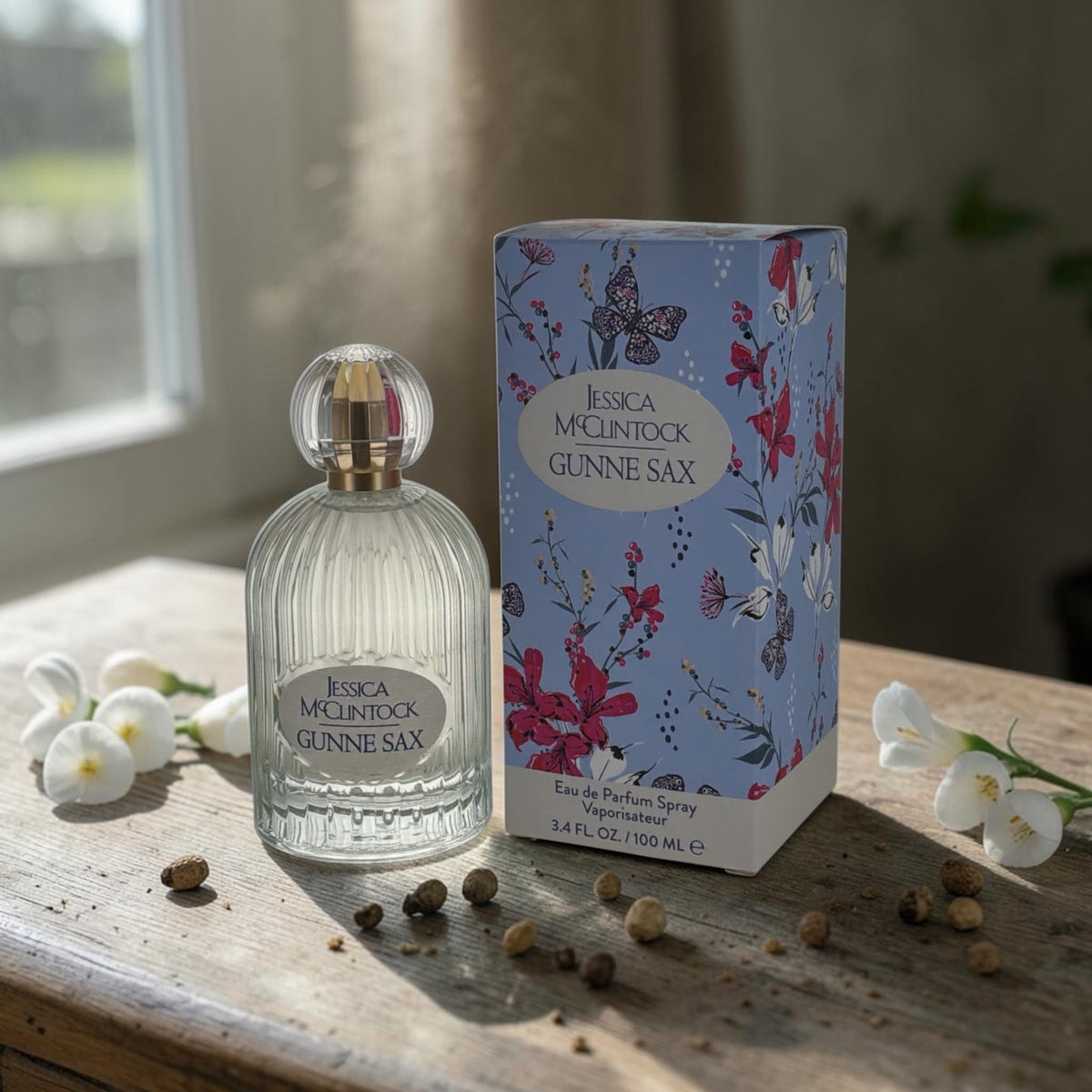 "Gunne Sax perfume by Jessica McClintock, vintage-inspired amber musk fragrance"