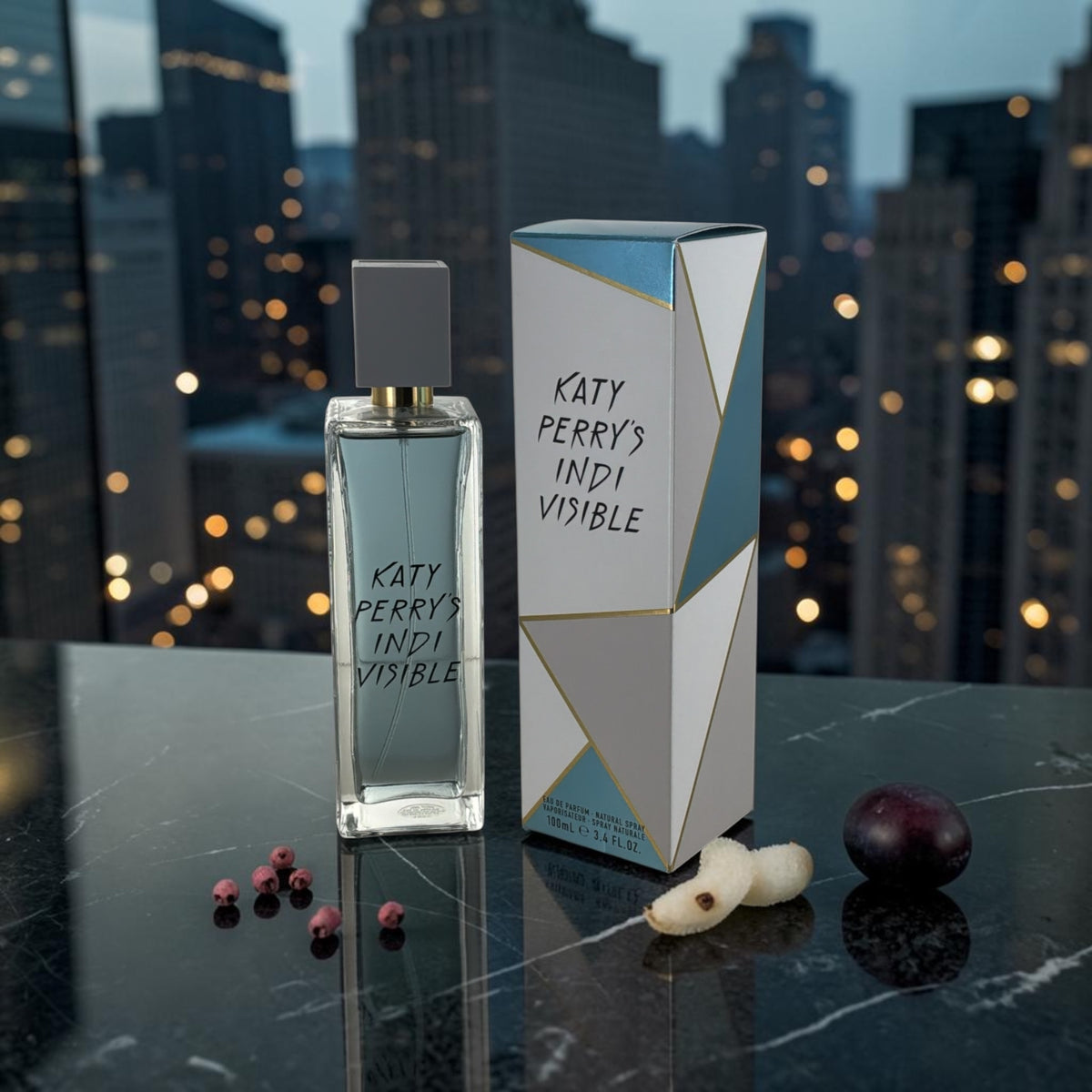 "Indi Visible Katy Perry affordable celebrity perfume, rum vanilla notes for women"