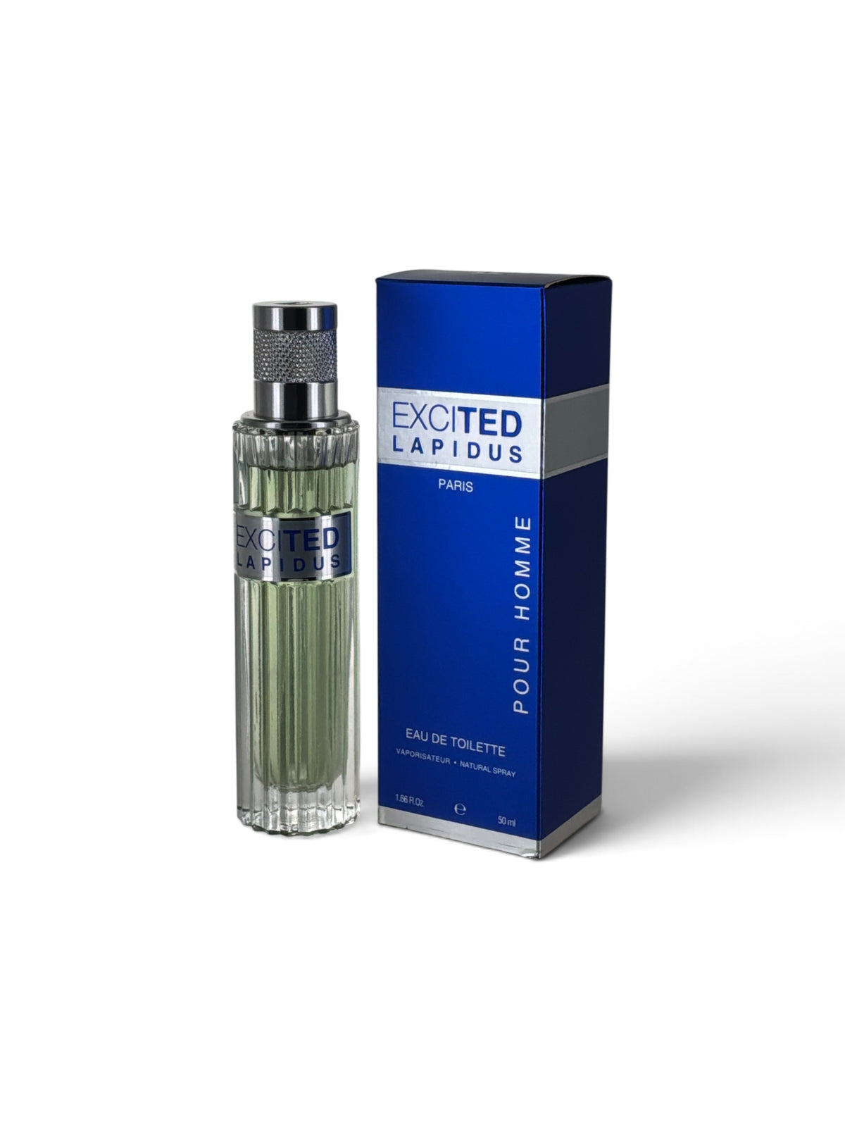 "Ted Lapidus Excited 1.7 oz eau de toilette bottle for men"
