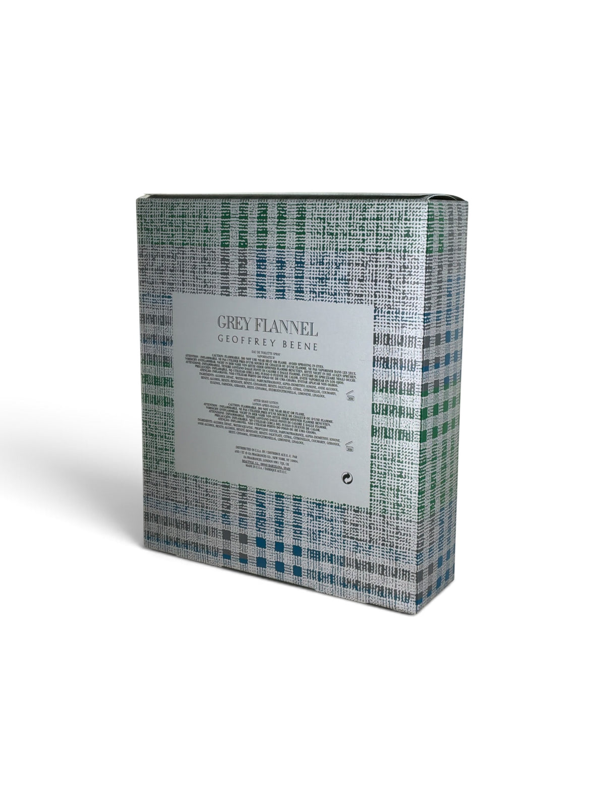 "Geoffrey Beene Grey Flannel 2-piece gift set, cologne after shave lotion "