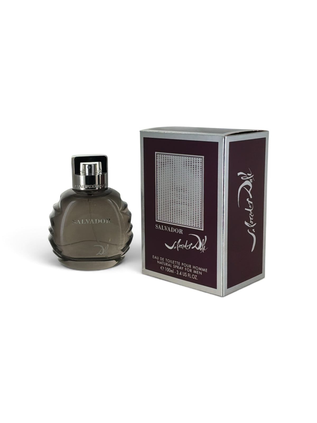 "Salvador by Salvador Dali for men, woody spicy cologne with pear and cinnamon"