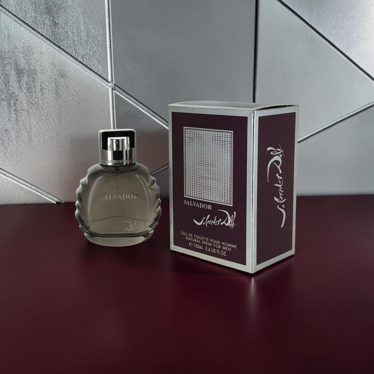 "Salvador Salvador Dali rare discontinued cologne, amber vanilla musk notes for men"