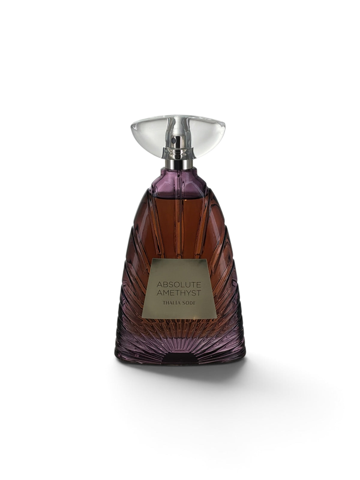 "Thalia Sodi Absolute Amethyst women's perfume bottle amethyst-inspired packaging"
