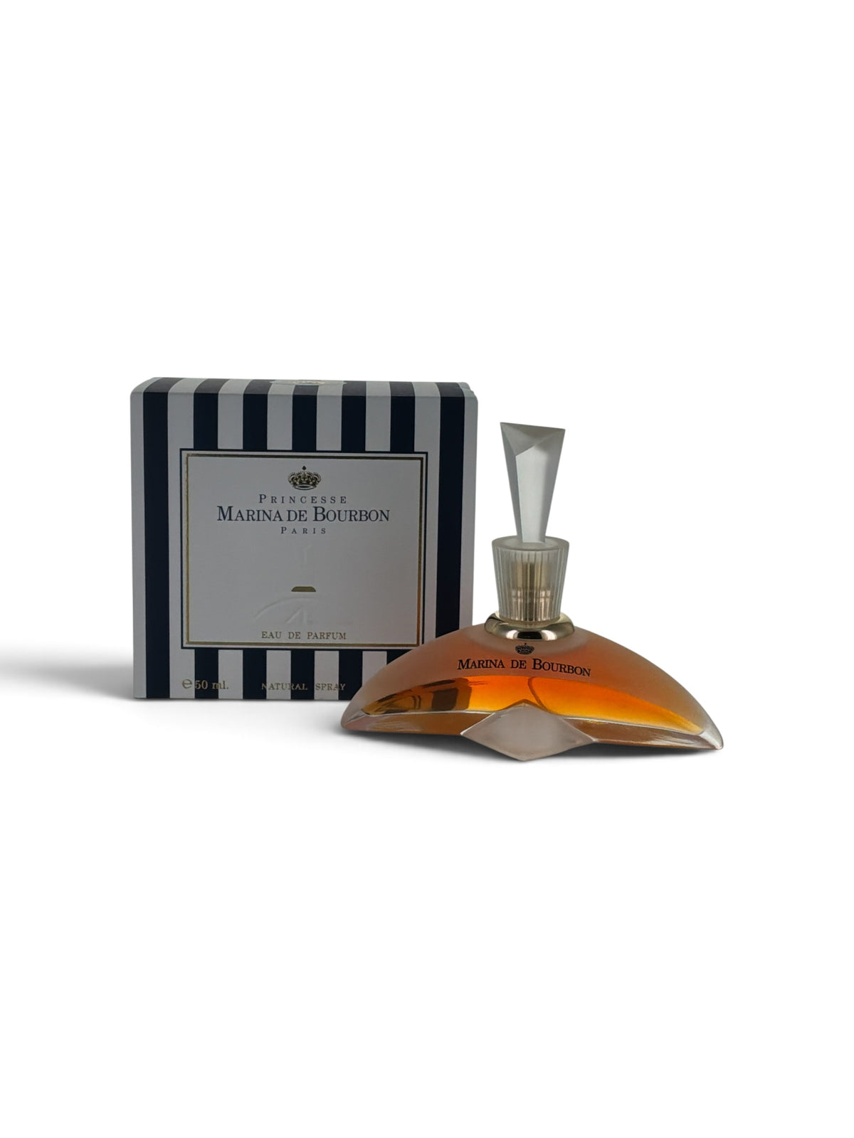 "Marina de Bourbon by Princesse Marina de Bourbon for women, floral fruity perfume with cassis and jasmine"