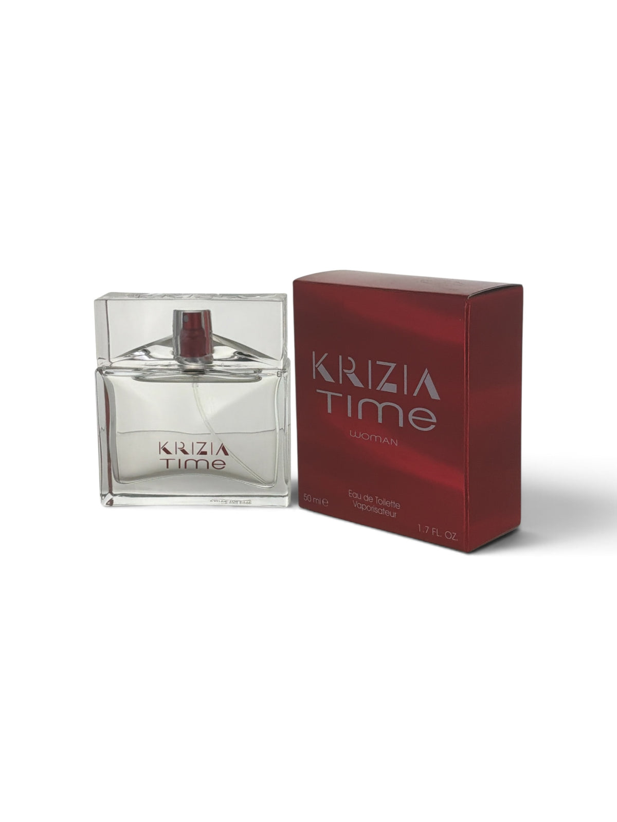"Time Krizia perfume for women, green floral fragrance with wild rose and hyacinth"