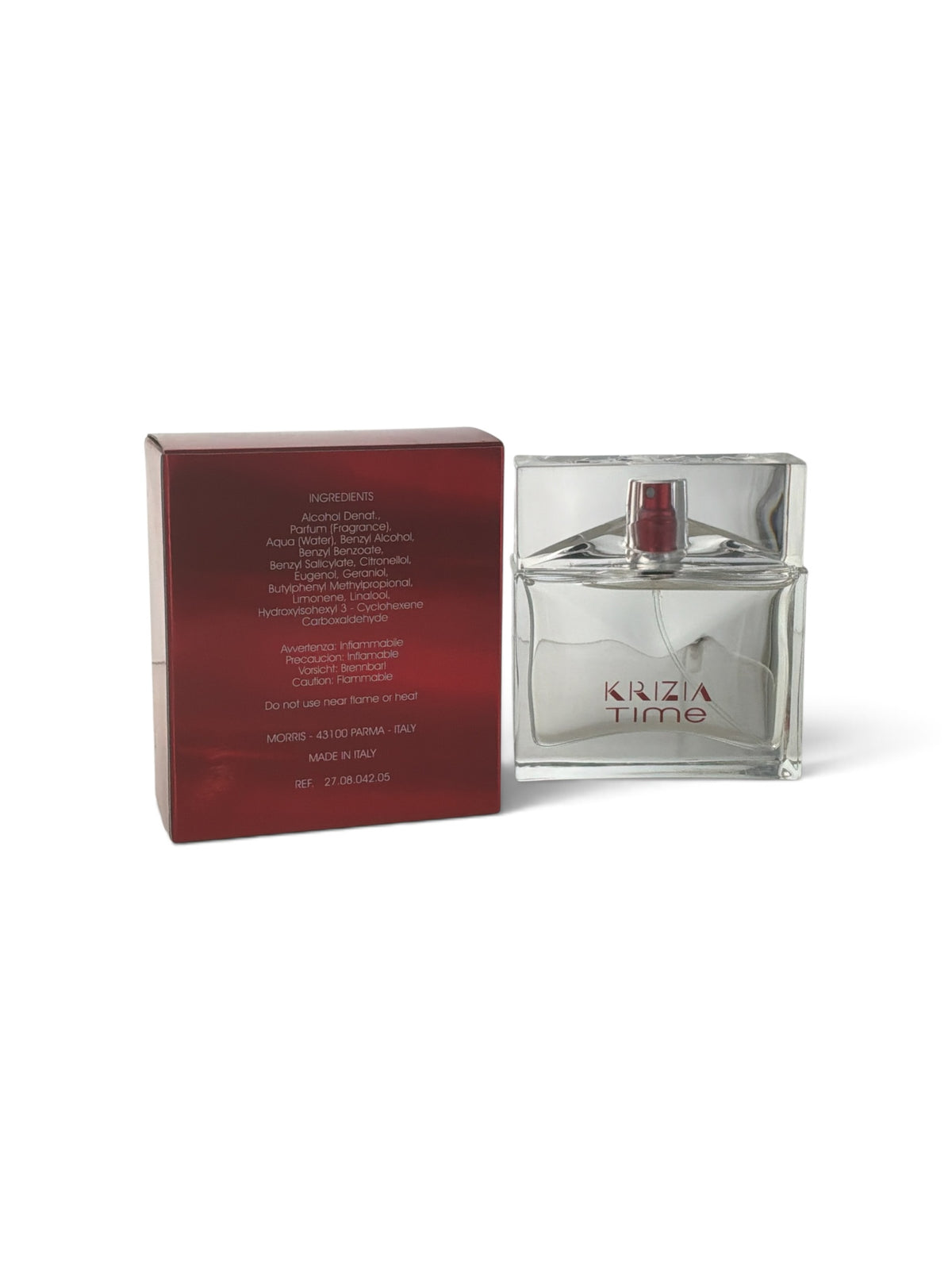 "Time Krizia perfume, vintage 1993 Italian fragrance with cashmere wood and musk"