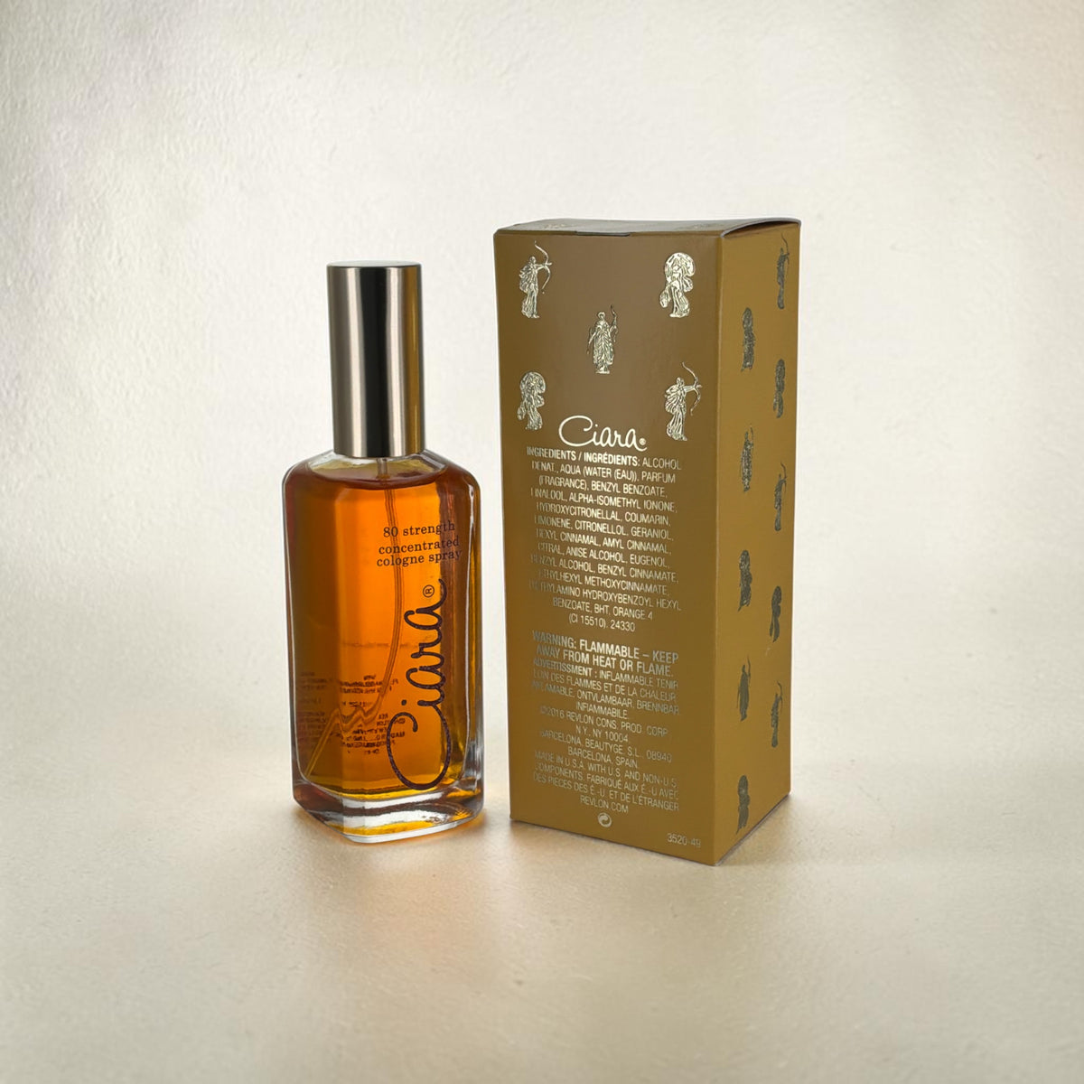 "Ciara 80% perfume, affordable vintage Revlon scent with leather and musk"
