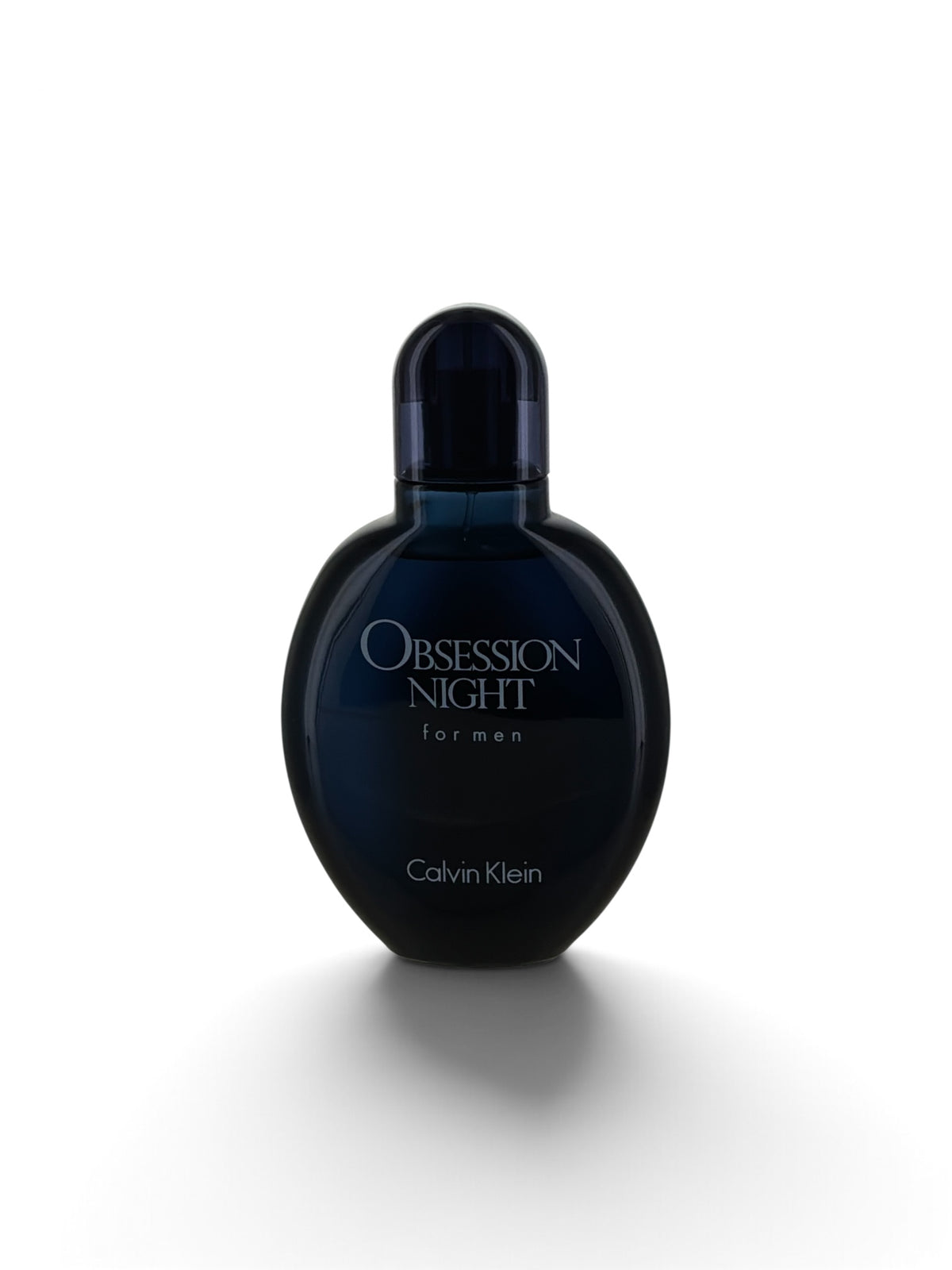 "Calvin Klein Obsession Night 4 oz eau de toilette bottle, dark seductive fragrance"