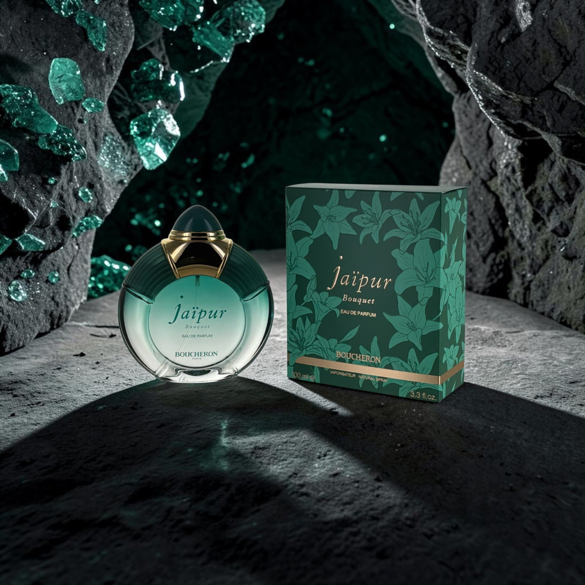 "Jaipur Bouquet perfume, French jewelry house fragrance with sandalwood and patchouli"