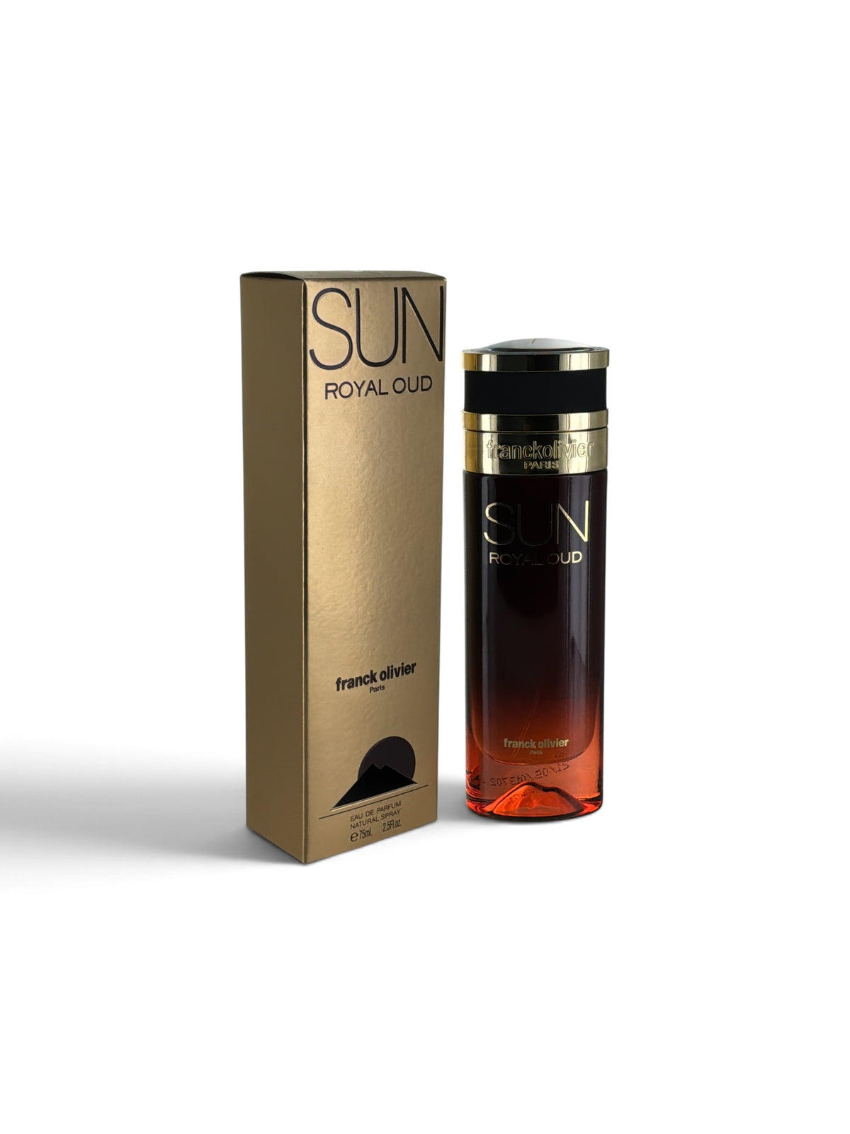 "Sun Royal Oud by Franck Olivier for women, oriental woody perfume with bergamot and oud"