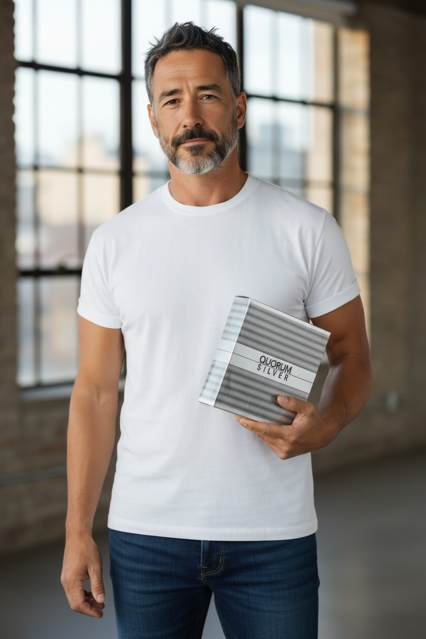 Quorum Silver Gift Set Perfume Antonio Puig for men