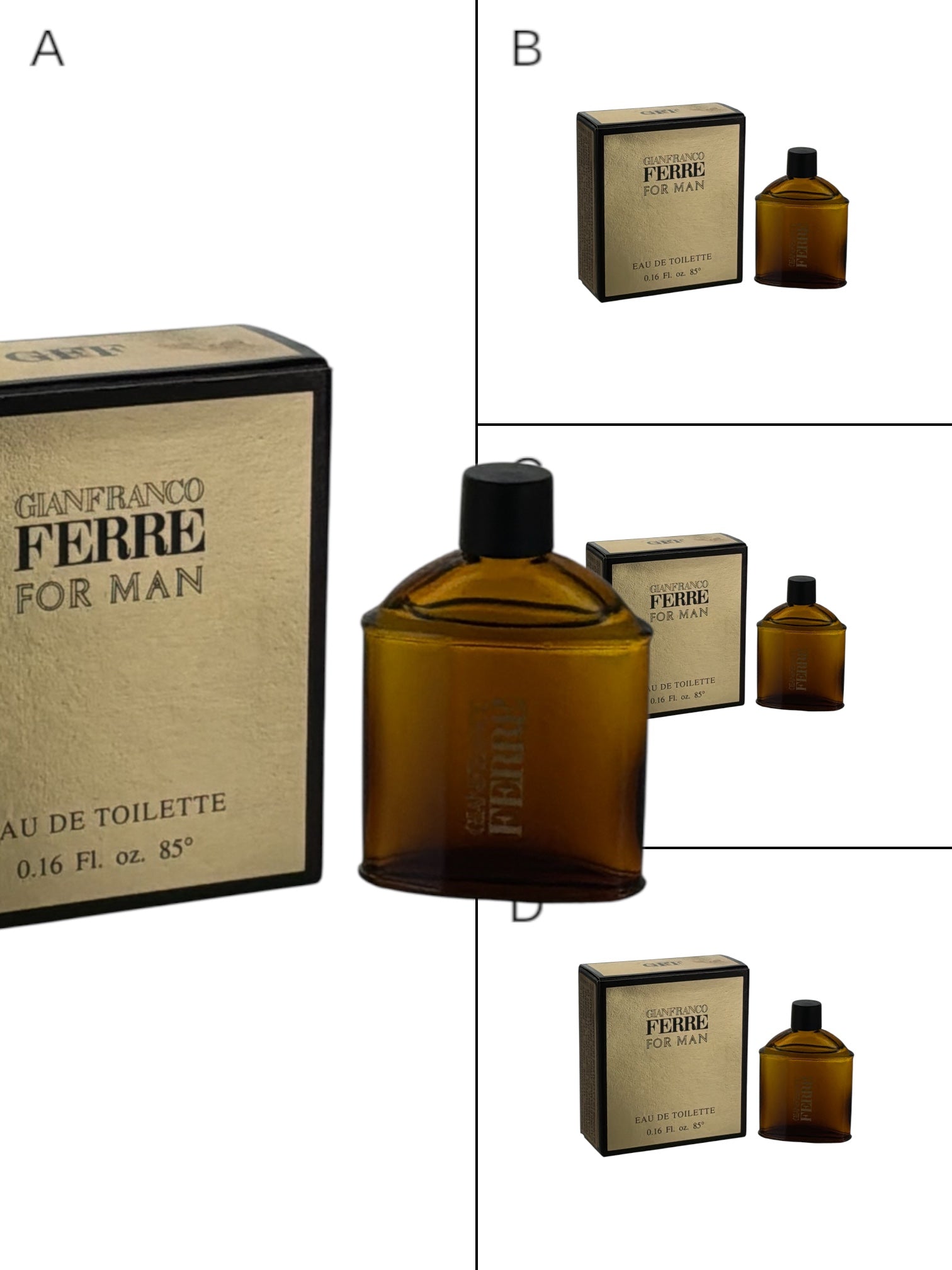 Gianfranco Ferre Man Cologne Miniature Collectible for Men