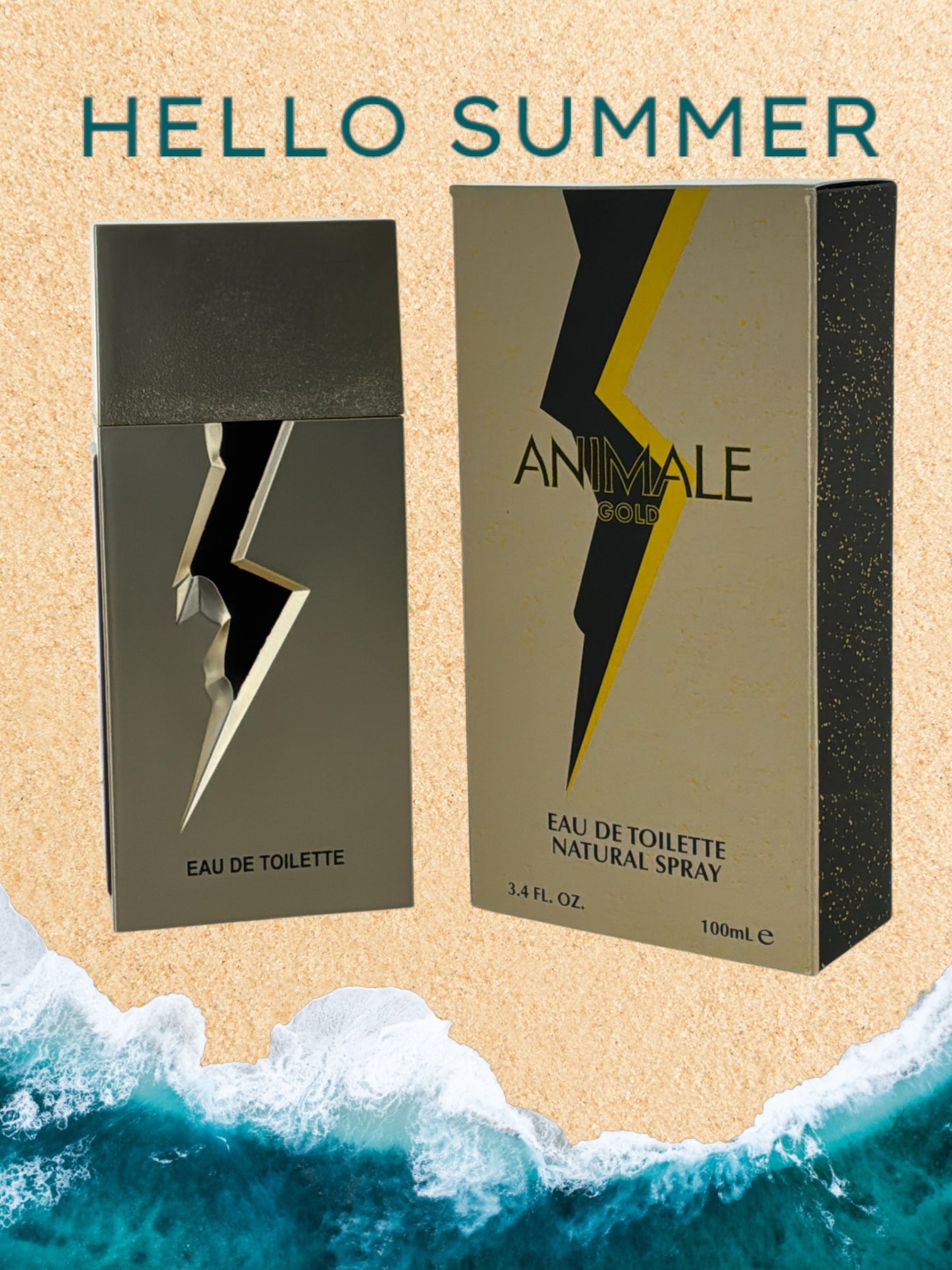 Animale Gold Cologne for Men