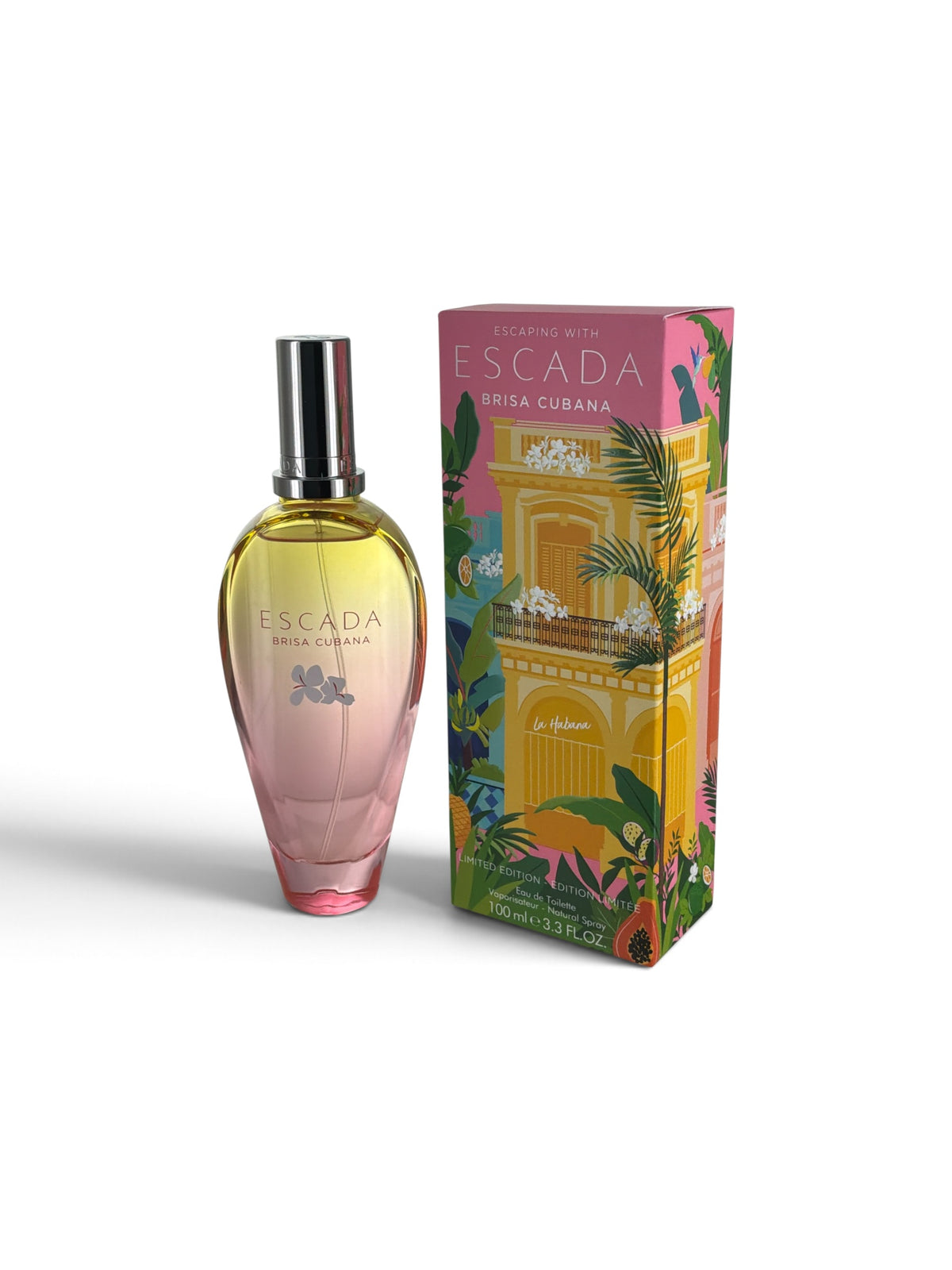 "Brisa Cubana perfume by Escada for women, 3.3 oz Eau de Toilette spray bottle with box"