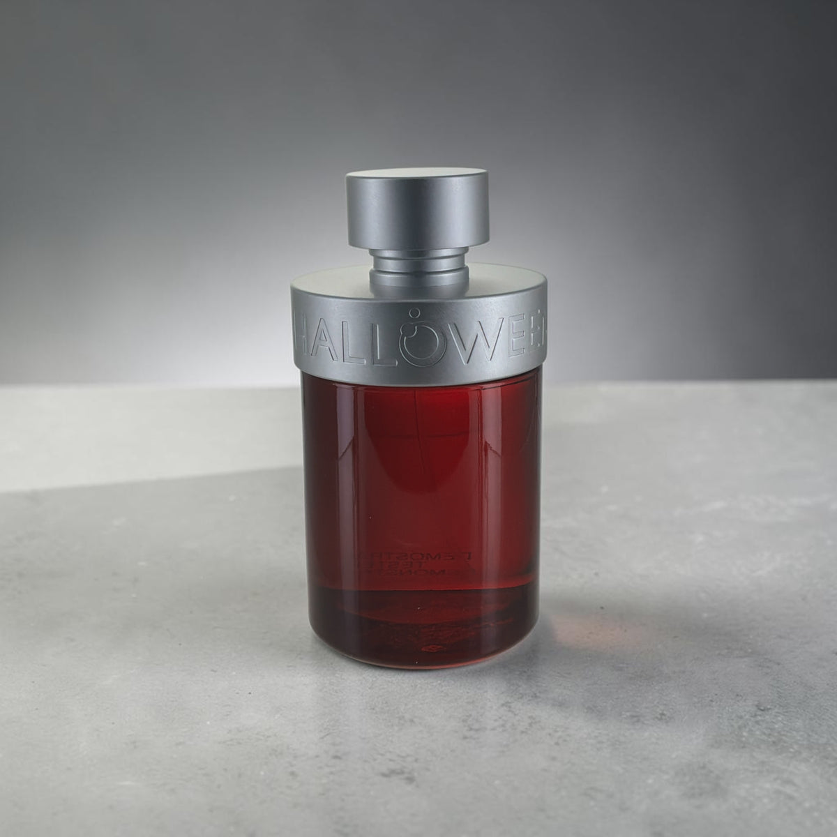 "Halloween Man Rock On men's cologne with lemon, pink pepper and cardamom notes, front view"