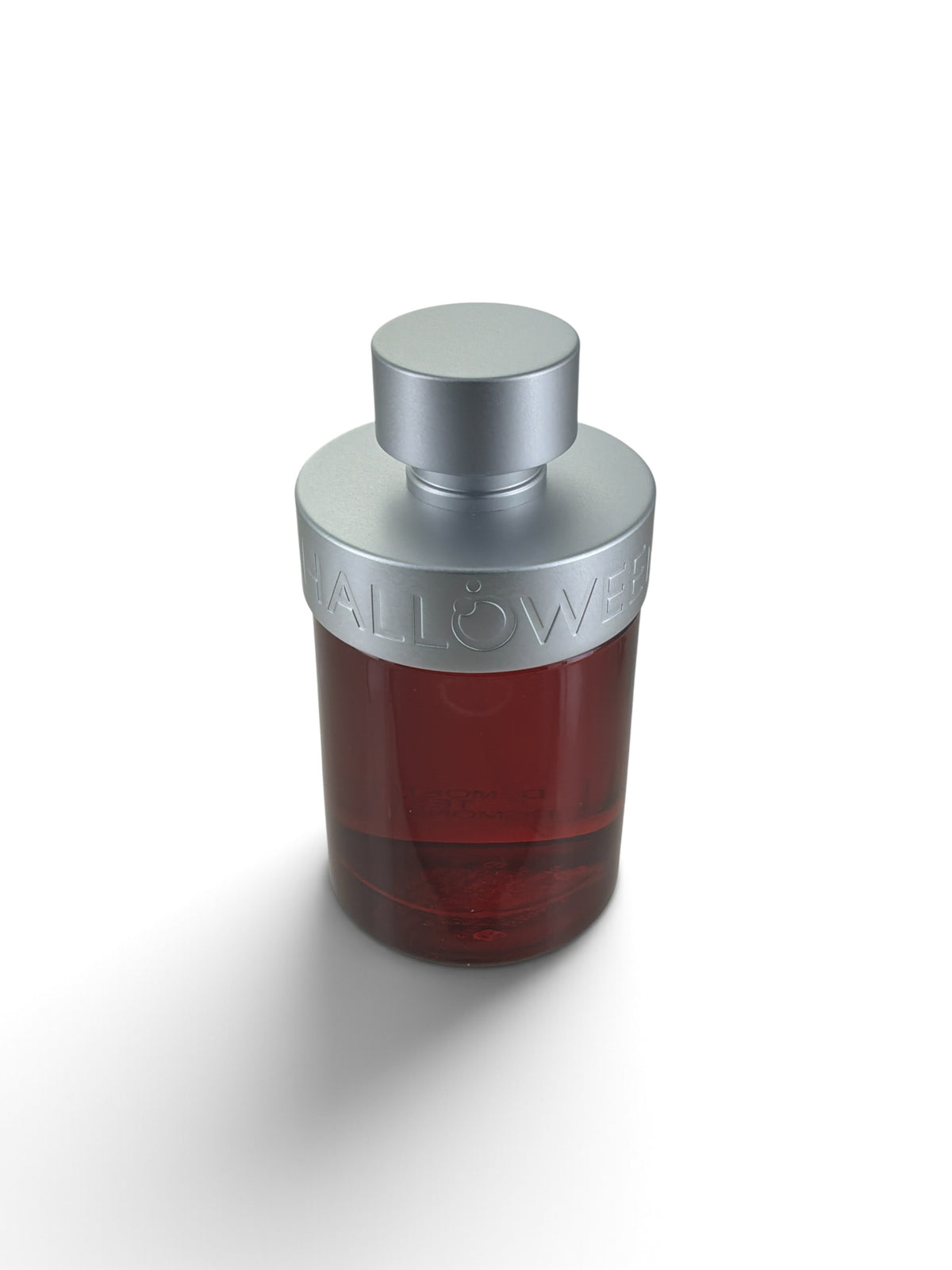 "Halloween Man Rock On aromatic woody cologne for men, tester bottle next to its packaging"