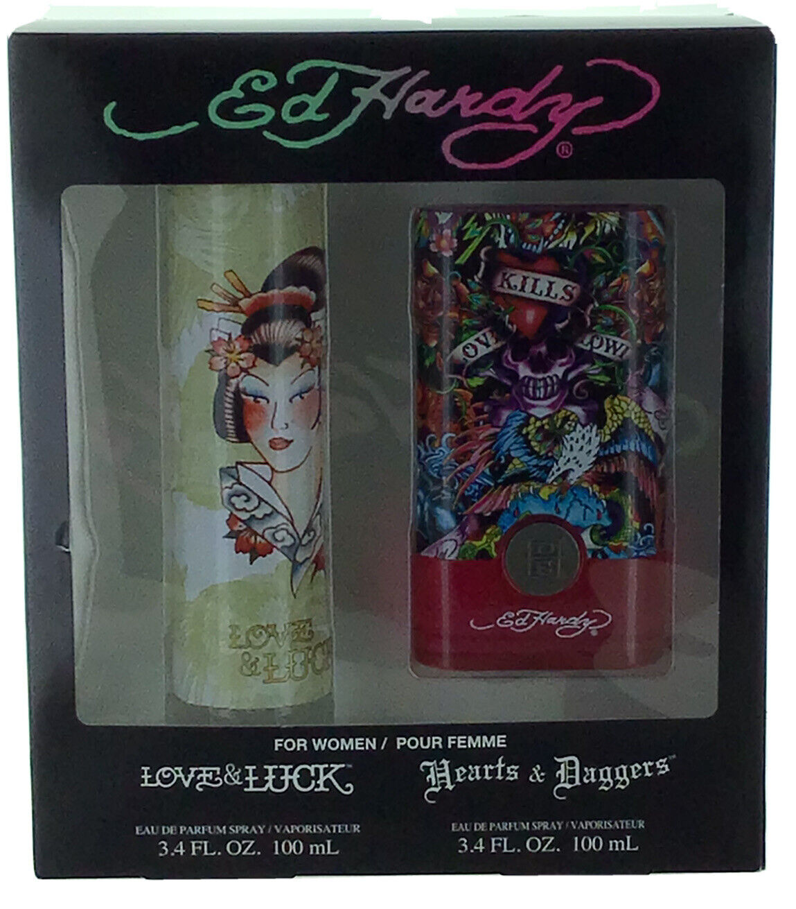 LOVE & LUCK AND HEARTS & DAGGERS GIFT SET ED HARDY for Women - Internet Global Market