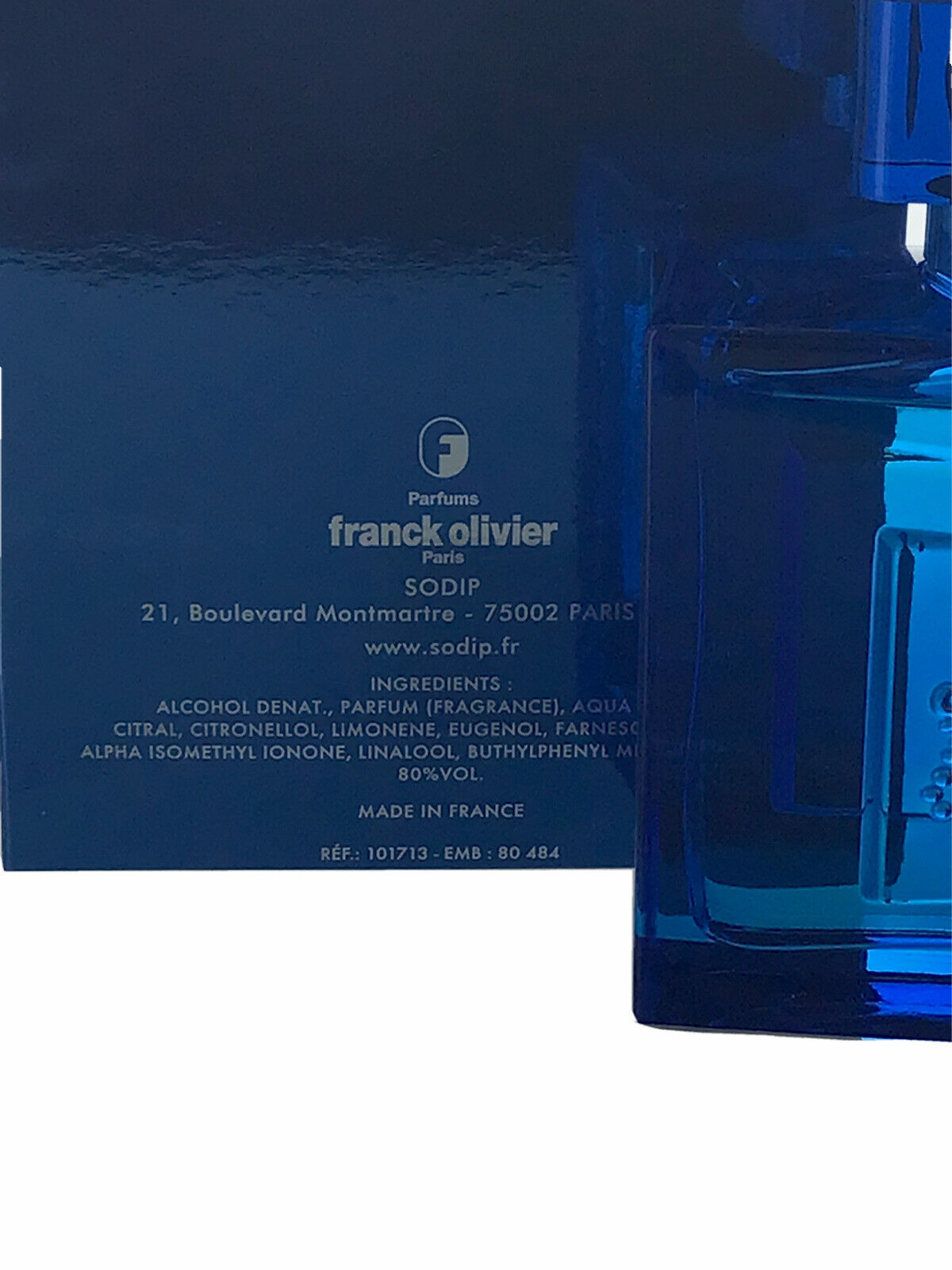 BLUE TOUCH FRANCK OLIVIER for Men - Internet Global Market